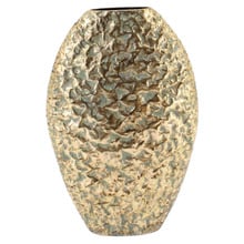Gold Noor Steel Vase